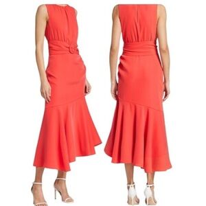 Sachin + Babi Sleeveless Asymmetrical Coral Camila Dress. Size 12. New with tags